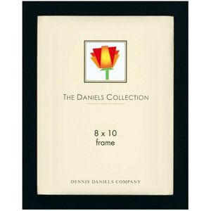 Dennis Daniels 8"x 10" Ebony (W41) Classic Wood Picture Frame #W4108E (New)